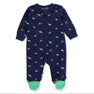 Carters Sz 3m Dino sleep n play